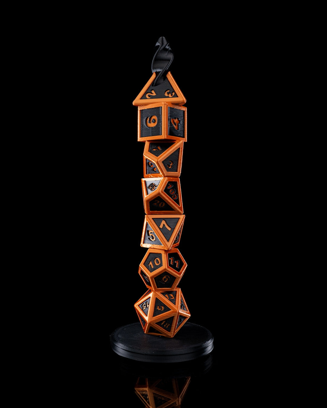 π² Geometric Wonders: 3D Printed Polyhedral Sets with Display Case π²