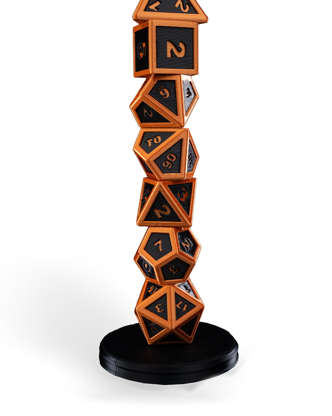 π² Geometric Wonders: 3D Printed Polyhedral Sets with Display Case π²