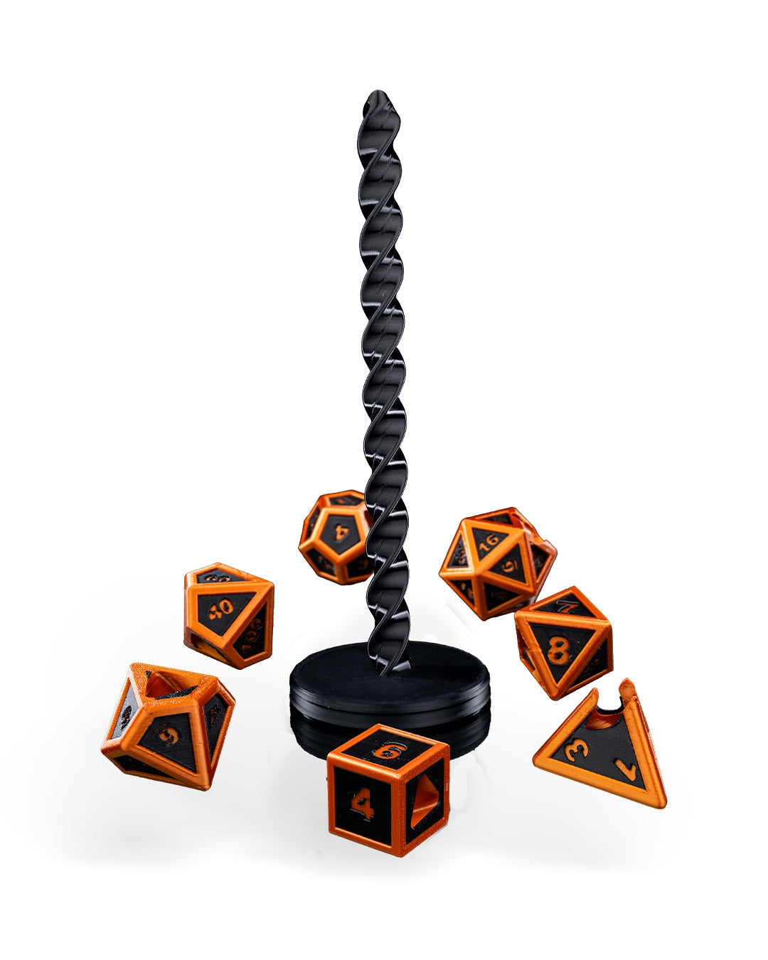 π² Geometric Wonders: 3D Printed Polyhedral Sets with Display Case π²
