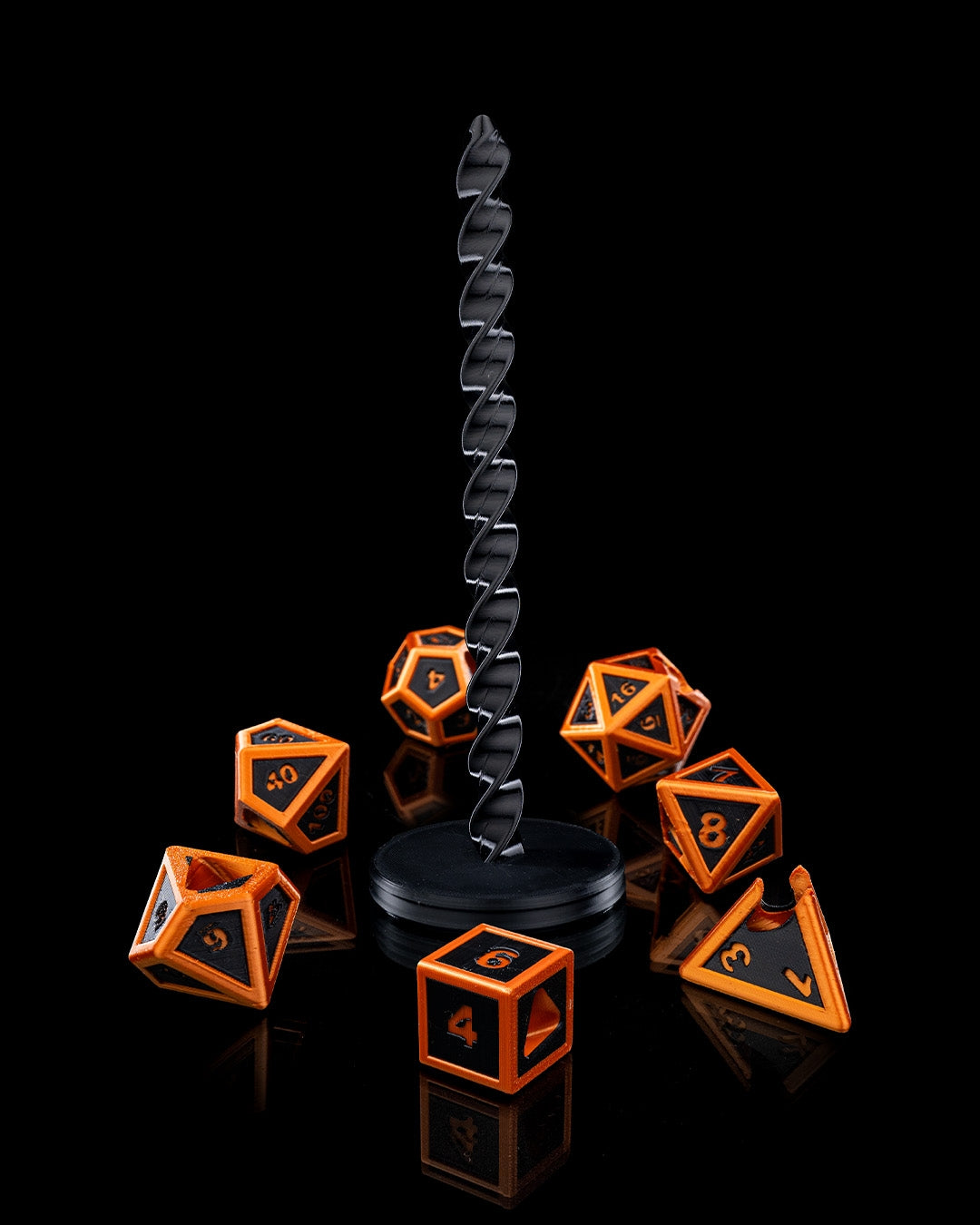 π² Geometric Wonders: 3D Printed Polyhedral Sets with Display Case π²