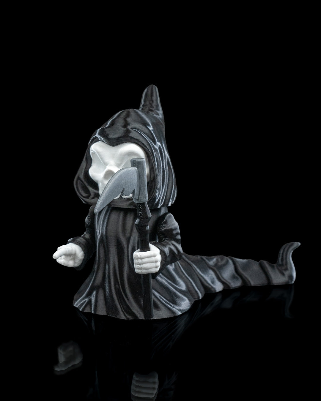π Embrace the Adorable Side of Death! π 3D Printed "Death Wiggles" - Articulated Grim Reaper Figurine