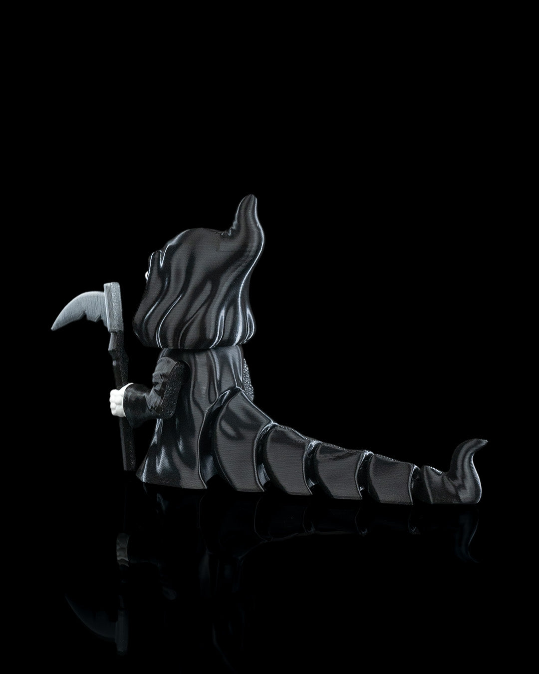 π Embrace the Adorable Side of Death! π 3D Printed "Death Wiggles" - Articulated Grim Reaper Figurine