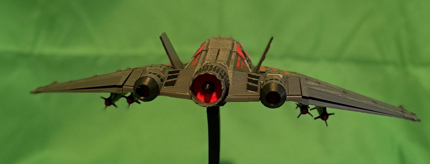 Soar Through the Stargate! π 3D Printed F302 Fighter