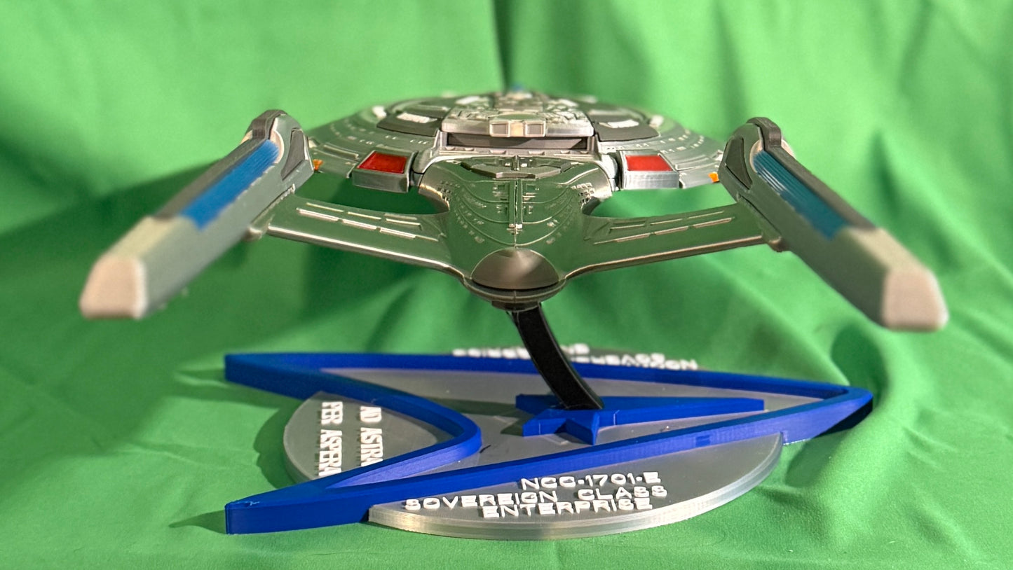 Engage! π 3D Printed USS Enterprise-E (NCC-1701-E) in Full Color