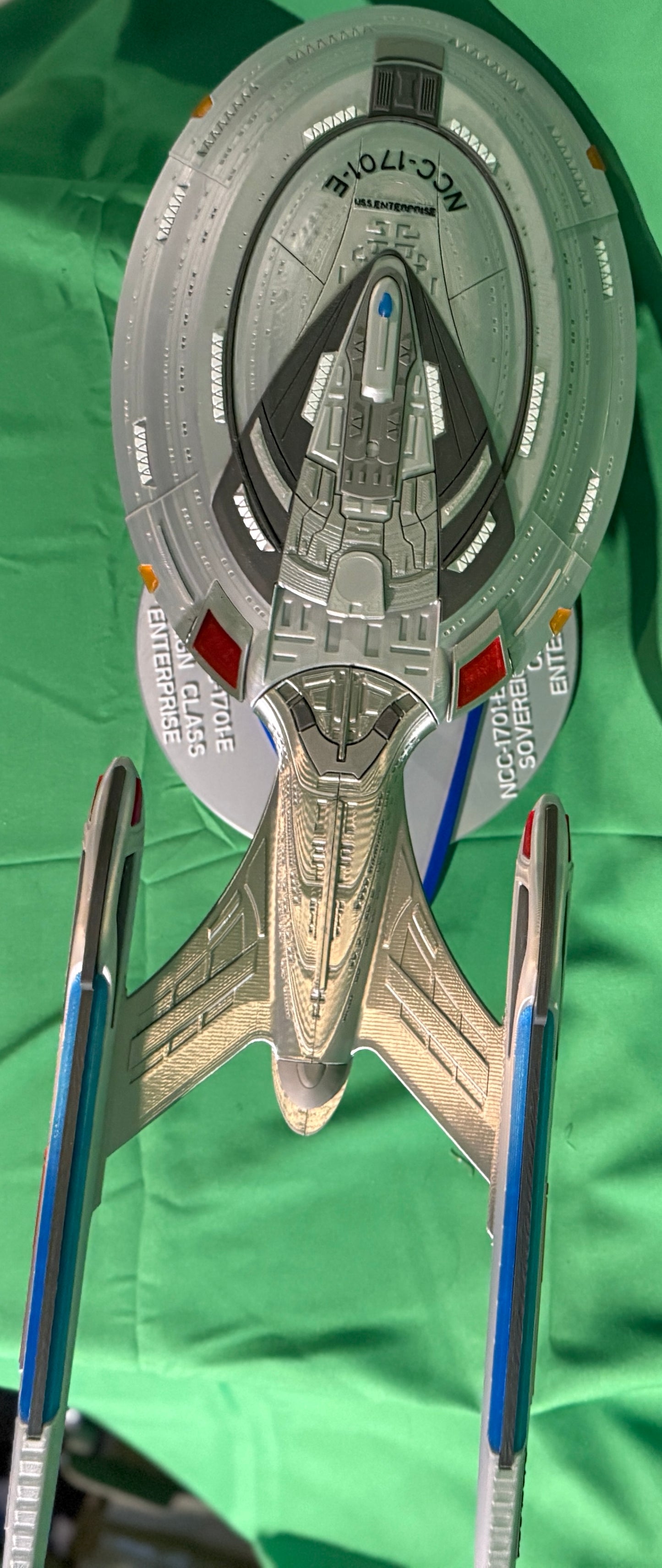 Engage! π 3D Printed USS Enterprise-E (NCC-1701-E) in Full Color
