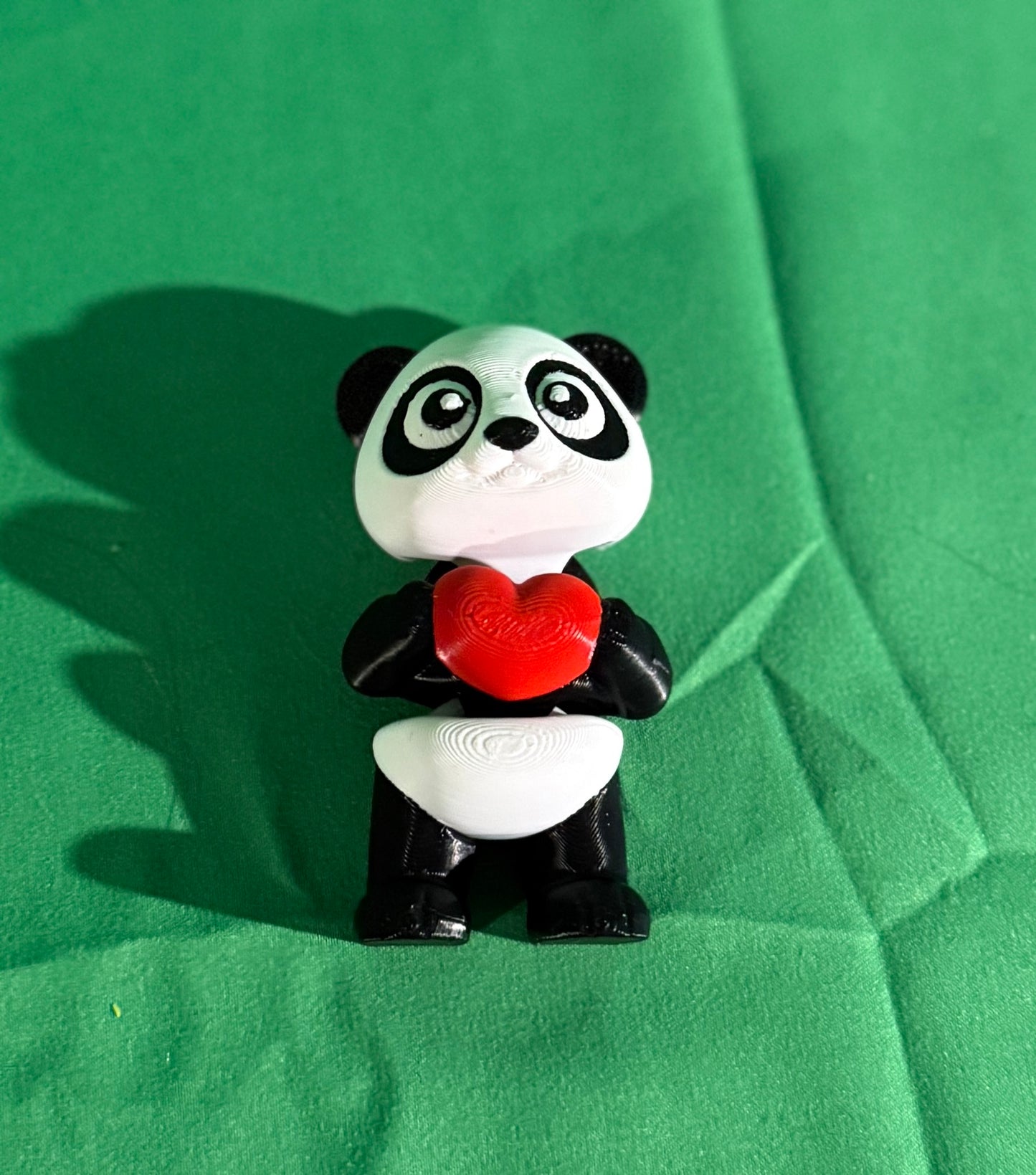 Panda-monium of Love! 3D Printed Flexi Panda Holding a Heart