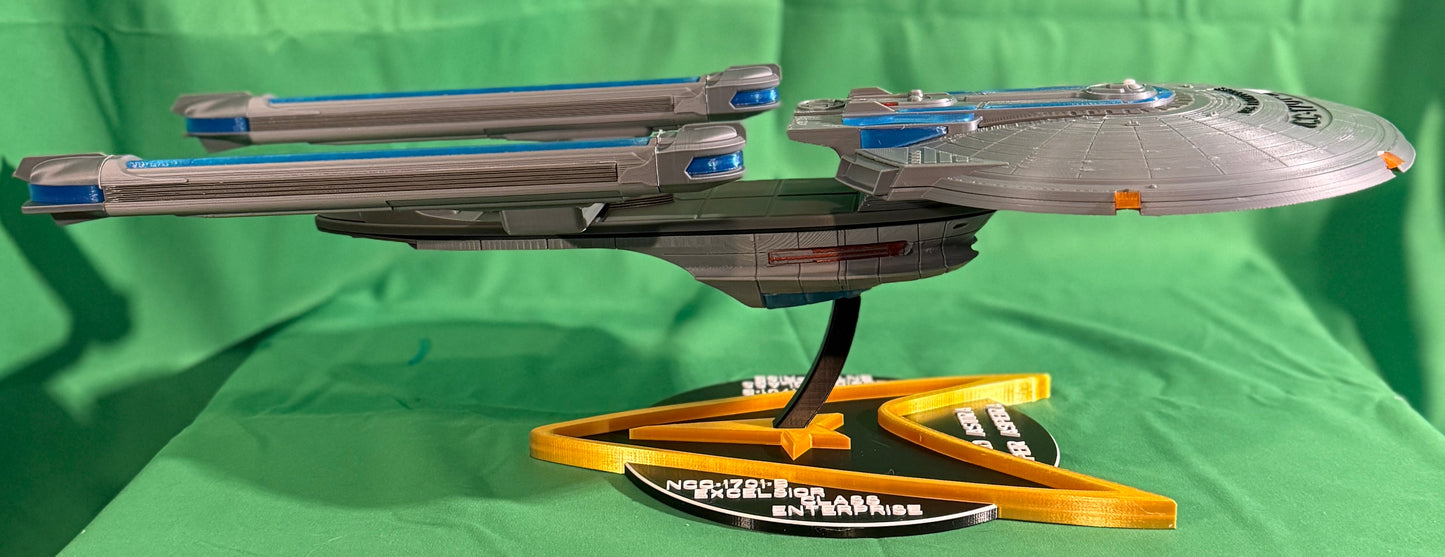 Embark on a New Generation of Exploration! ✨ 3D Printed USS Enterprise-B (NCC-1701-B)