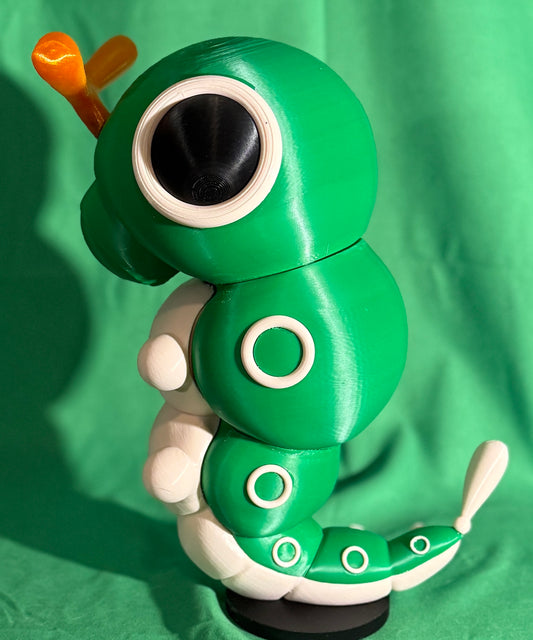 A Wild Life-Size Caterpie Appeared! (12" Tall Collectible)