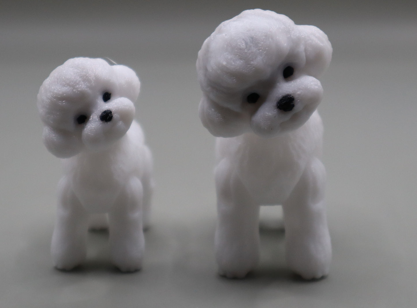 Bichon / Poodle Articulated Figurine