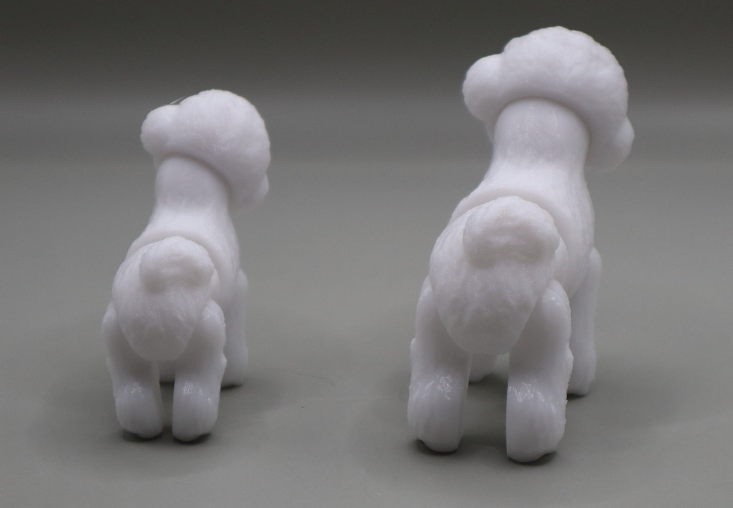 Bichon / Poodle Articulated Figurine