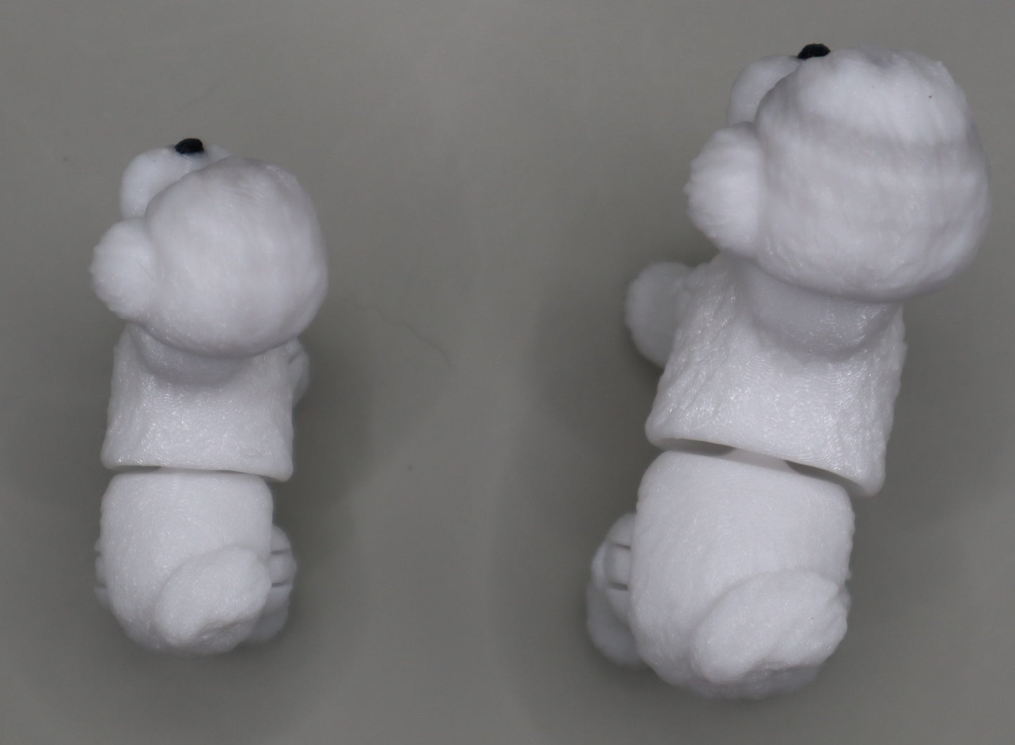 Bichon / Poodle Articulated Figurine