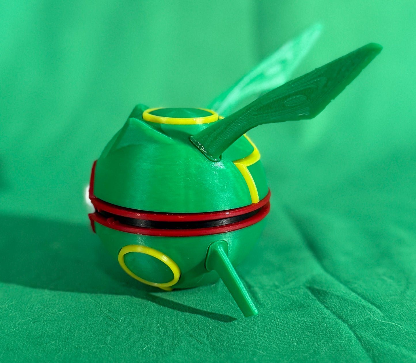 Soar to new heights with the legendary Rayquaza PokéMorph!