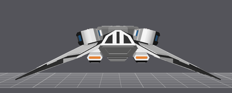 Custom Starfleet Fighter (Gryphon Class) | 3D Printed Tactical Model