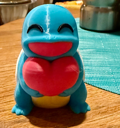 ❤️ Shell-Shocked with Love! ❤️ 3D Printed Valentine's Squirtle