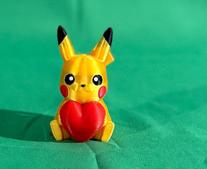 ❤️ Pika-Love! ❤️ 3D Printed Valentine's Pikachu