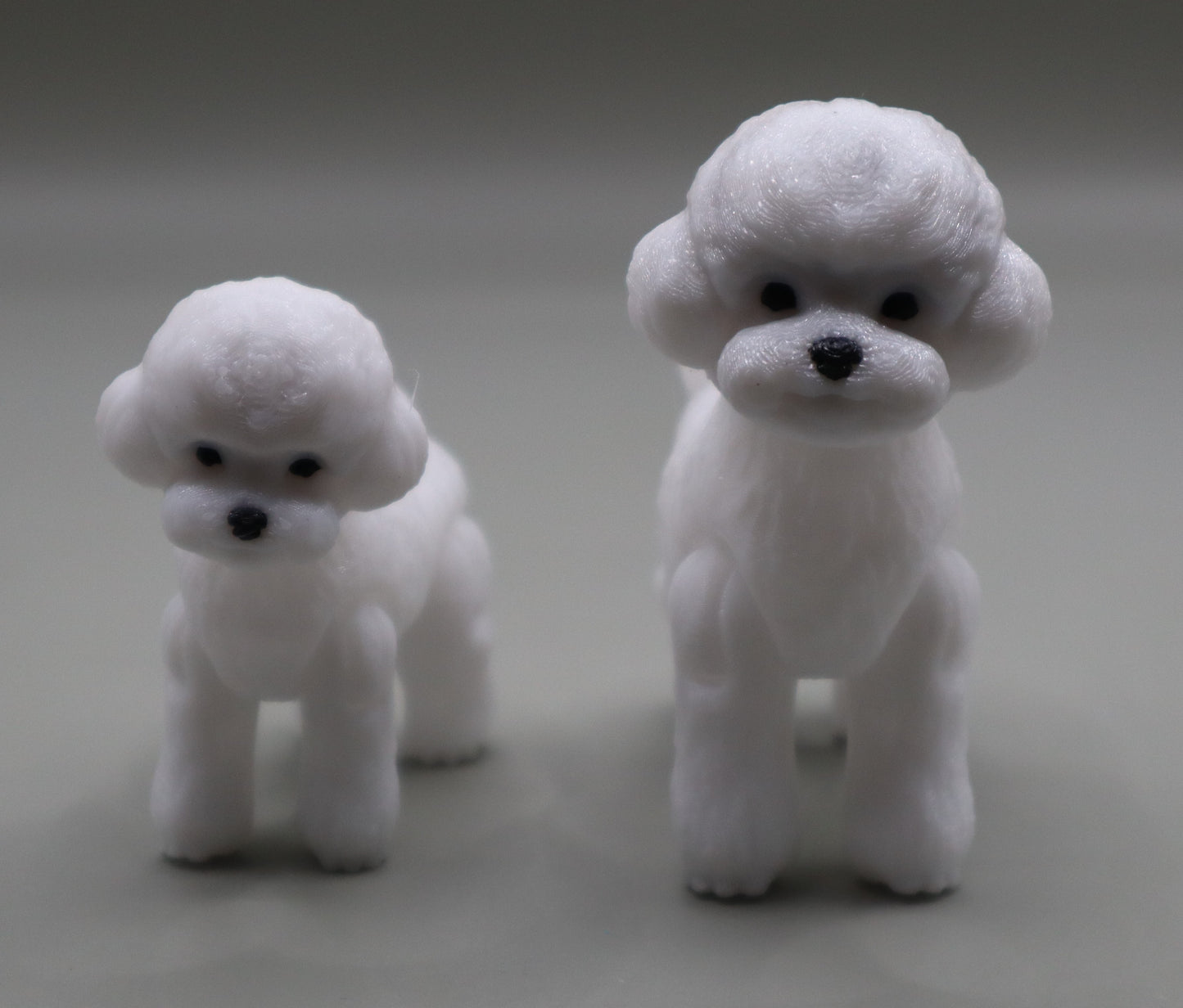 Bichon / Poodle Articulated Figurine