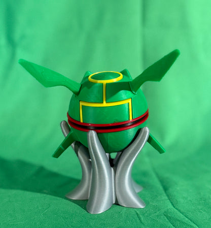 Soar to new heights with the legendary Rayquaza PokéMorph!