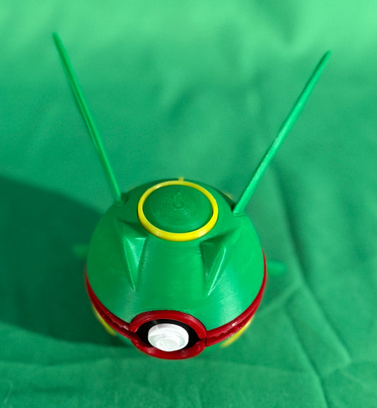 Soar to new heights with the legendary Rayquaza PokéMorph!