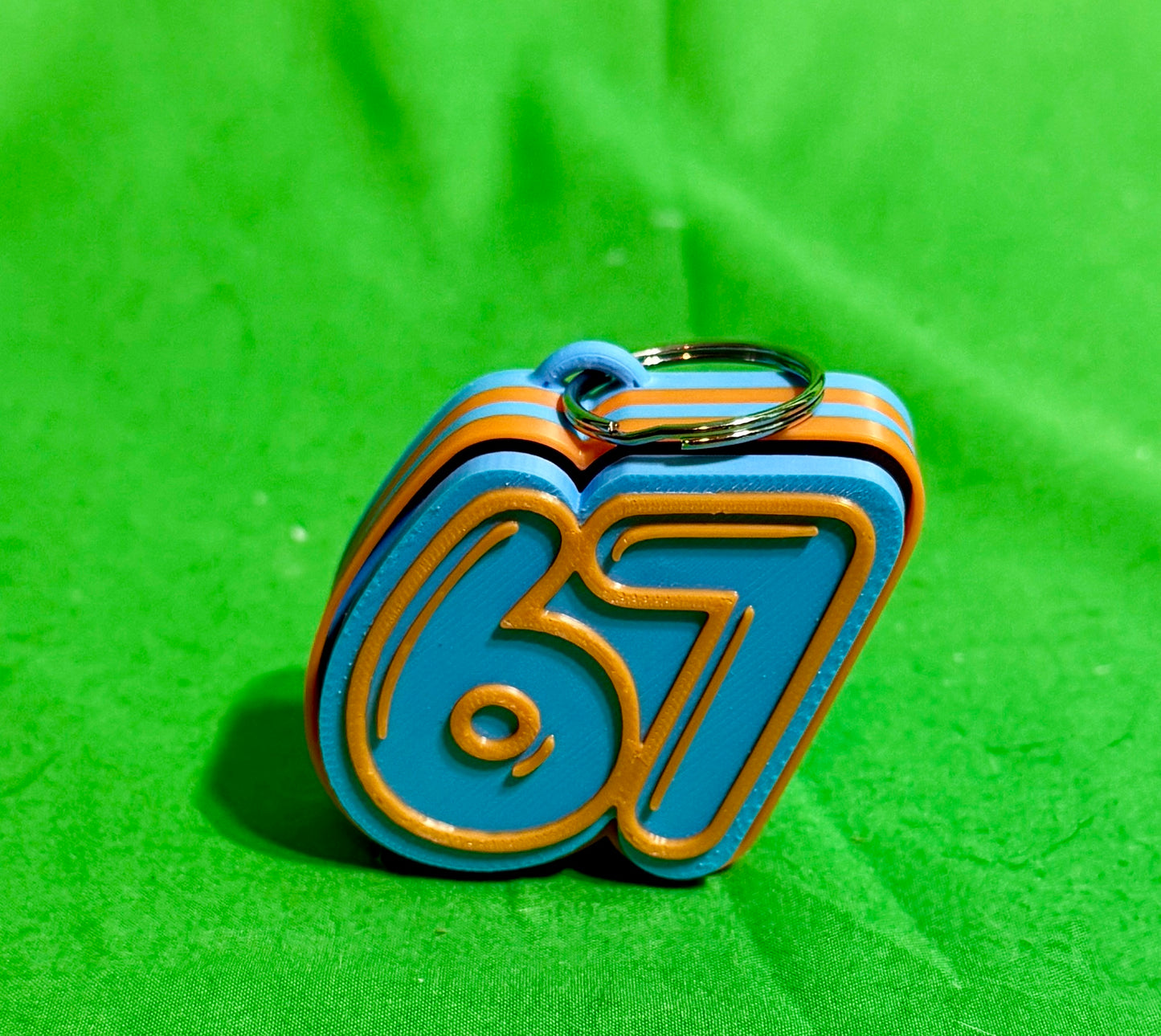 "Lil' 67" Mascot Keychain | 3D Printed Bag Charm