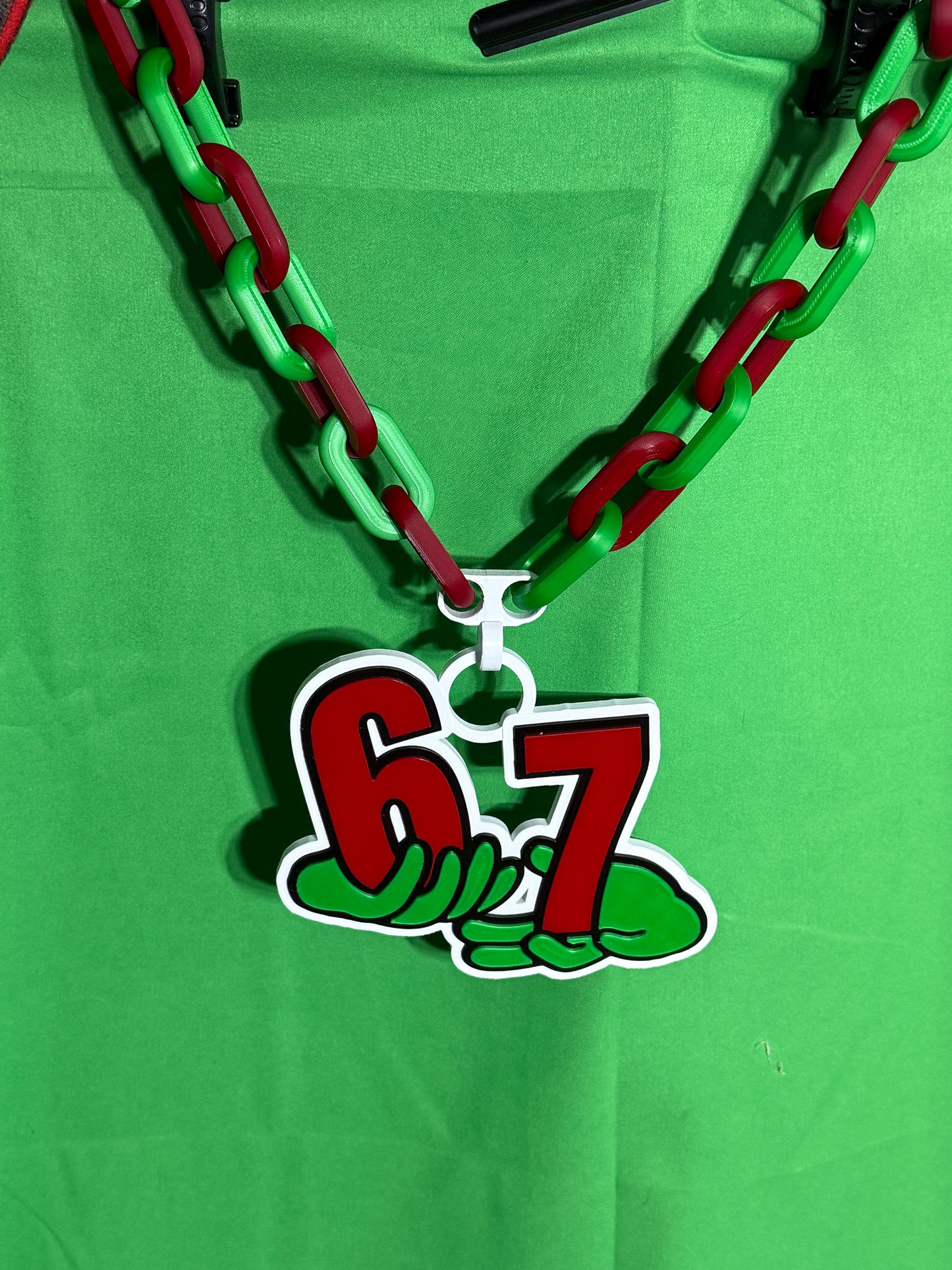 Elf-Sized "67" Statement Chain | Miniature Meme Drip Accessory