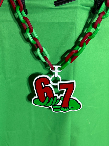 Elf-Sized "67" Statement Chain | Miniature Meme Drip Accessory