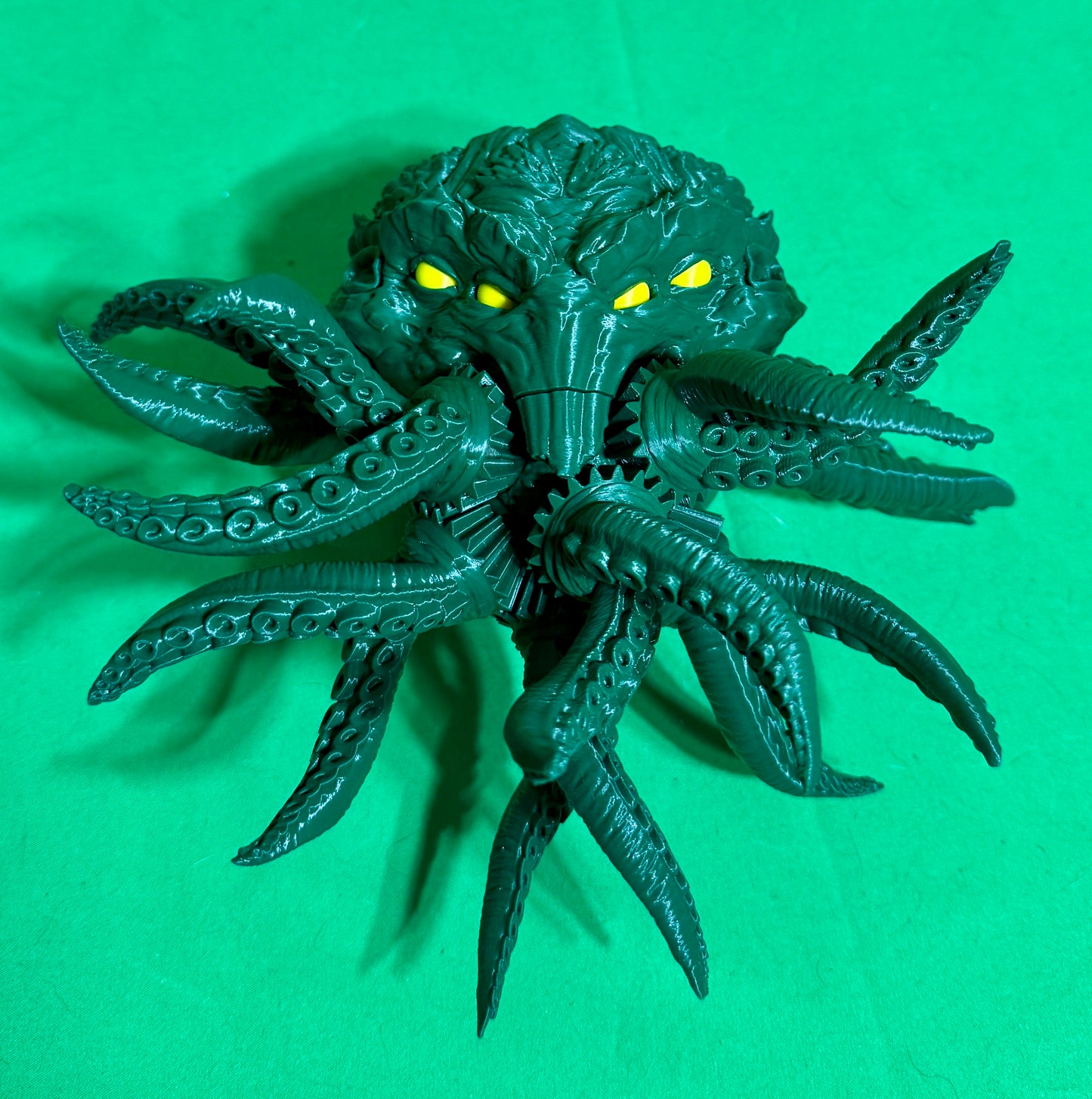 Unleash the Abyss! 🐙 'Chasm' - 3D Printed Wall Art with Motorized Tentacles 🐙