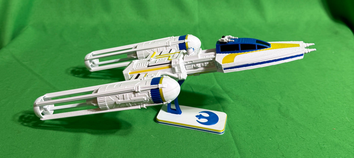 BTL-A4 Y-wing Starfighter | 3D Printed Rebel Alliance Model