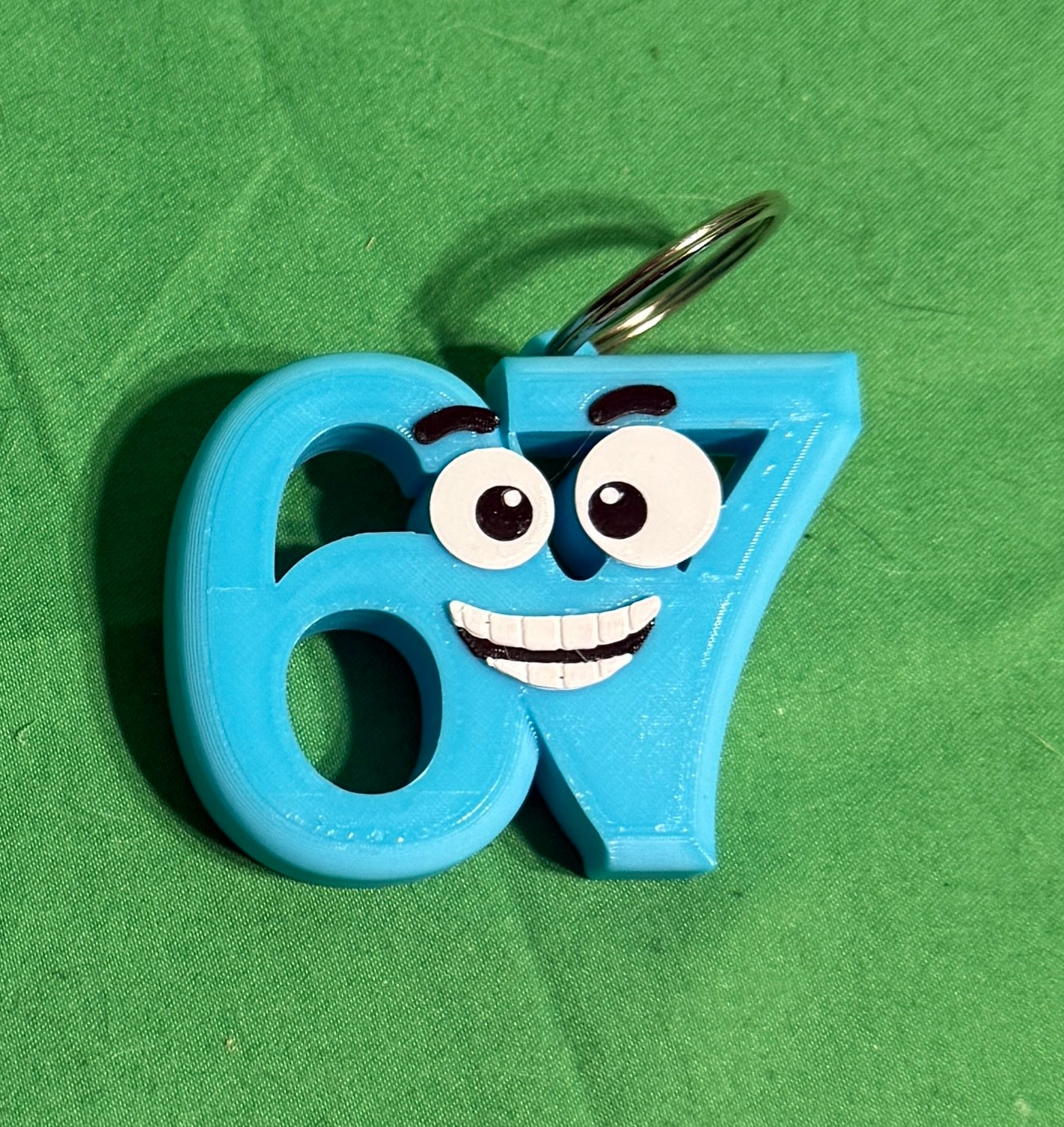 "Lil' 67" Mascot Keychain | 3D Printed Bag Charm