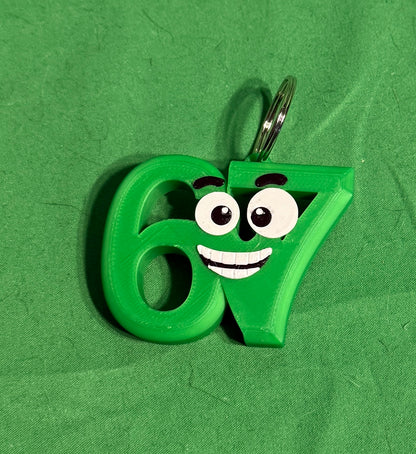 "Lil' 67" Mascot Keychain | 3D Printed Bag Charm