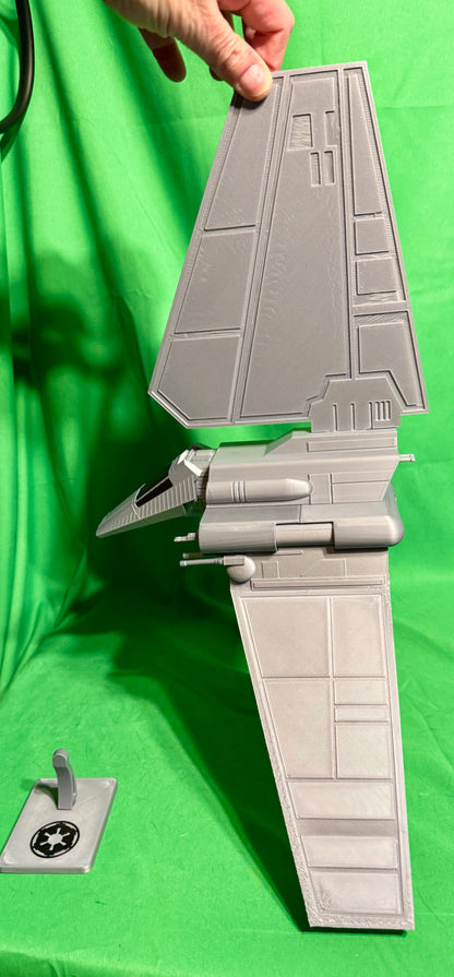 Imperial Shuttle (Lambda-Class) | Massive 30" Wingspan Articulating Model