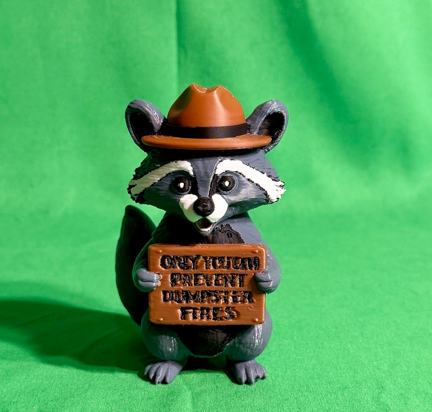 The "Everything is Fine" Collection | Light-Up Dumpster & Raccoon Figure