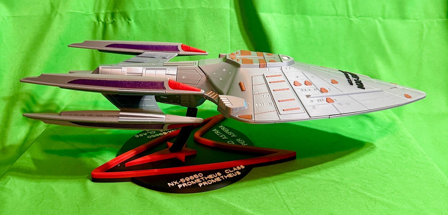 USS Prometheus (NX-59650) | Multi-Vector Assault Mode Model (Separates into 3 Ships)