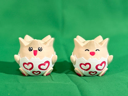 ❤️ Hatch a Loving Surprise! ❤️ 3D Printed Valentine's Togepi