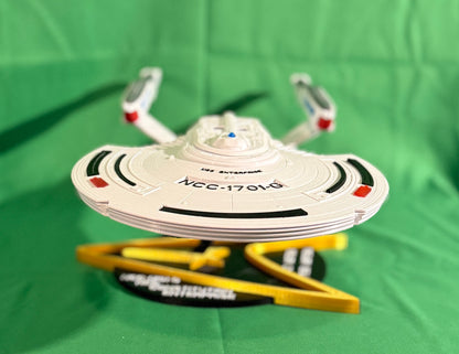 Enterprise-G -- 3D printed sci fi flagship model -- detailed starship display piece