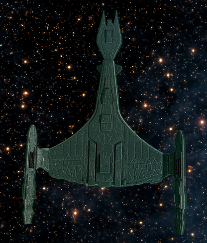 Klingon Vorcha Class Cruiser • 16.5” Sci‑Fi Starship Model • 3D Printed Display Ship • Collector Starship • Sci‑Fi Decor