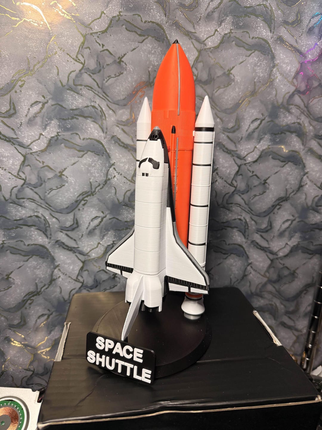 3D Printed Space Shuttle Model, NASA Inspired