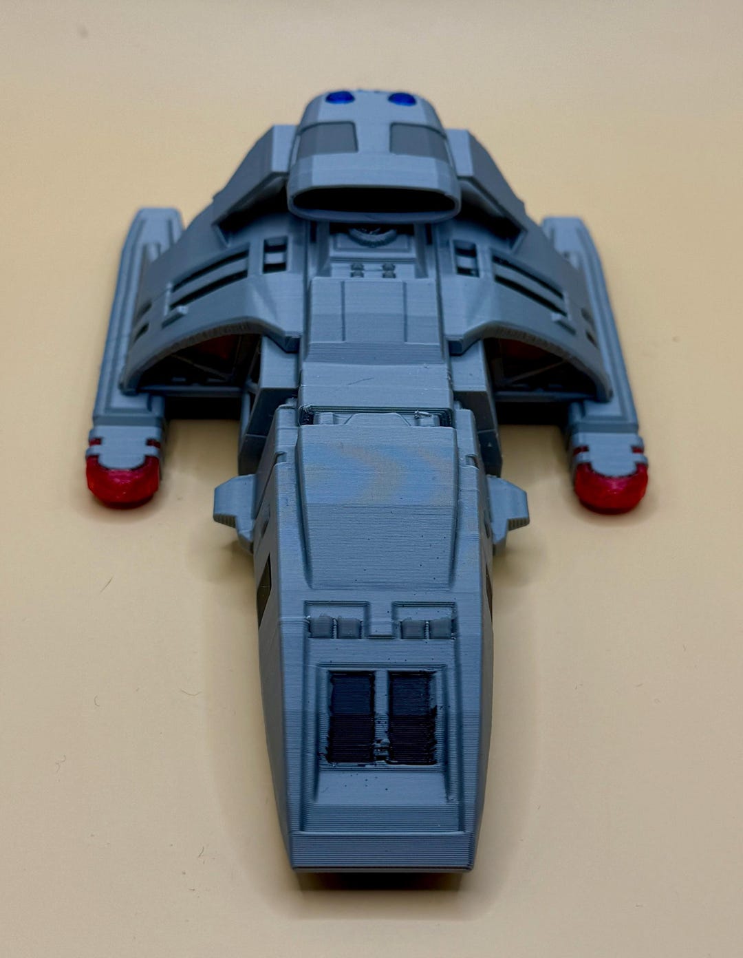 Sci Fi Shuttle Model, 6.75 Inch 3D Printed Runabout