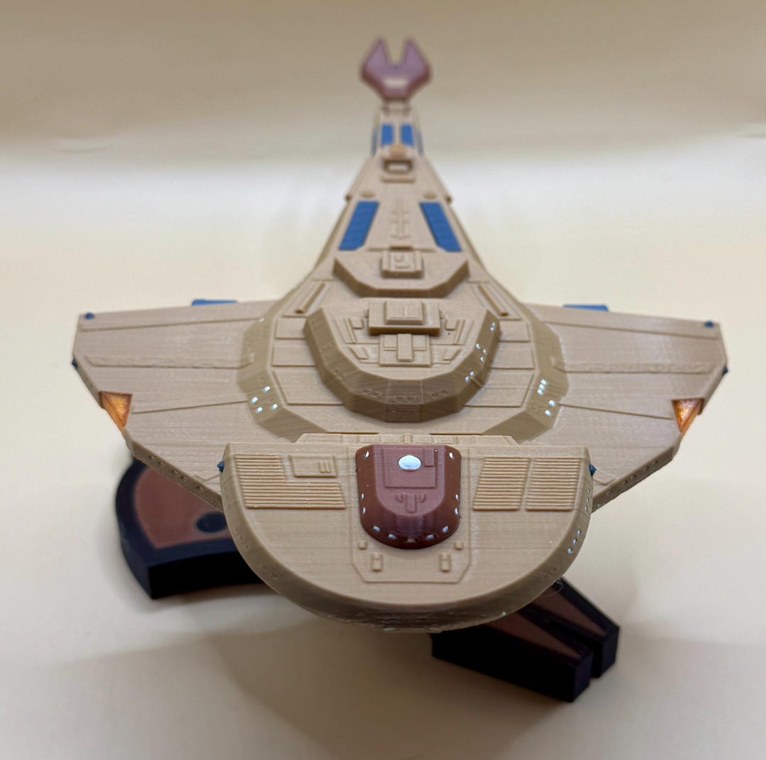 11 Inch Multicolor Alien Assault Cruiser Model