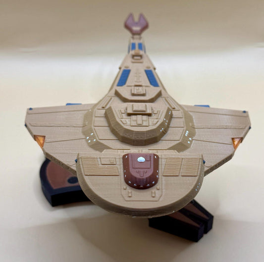 11 Inch Multicolor Alien Assault Cruiser Model