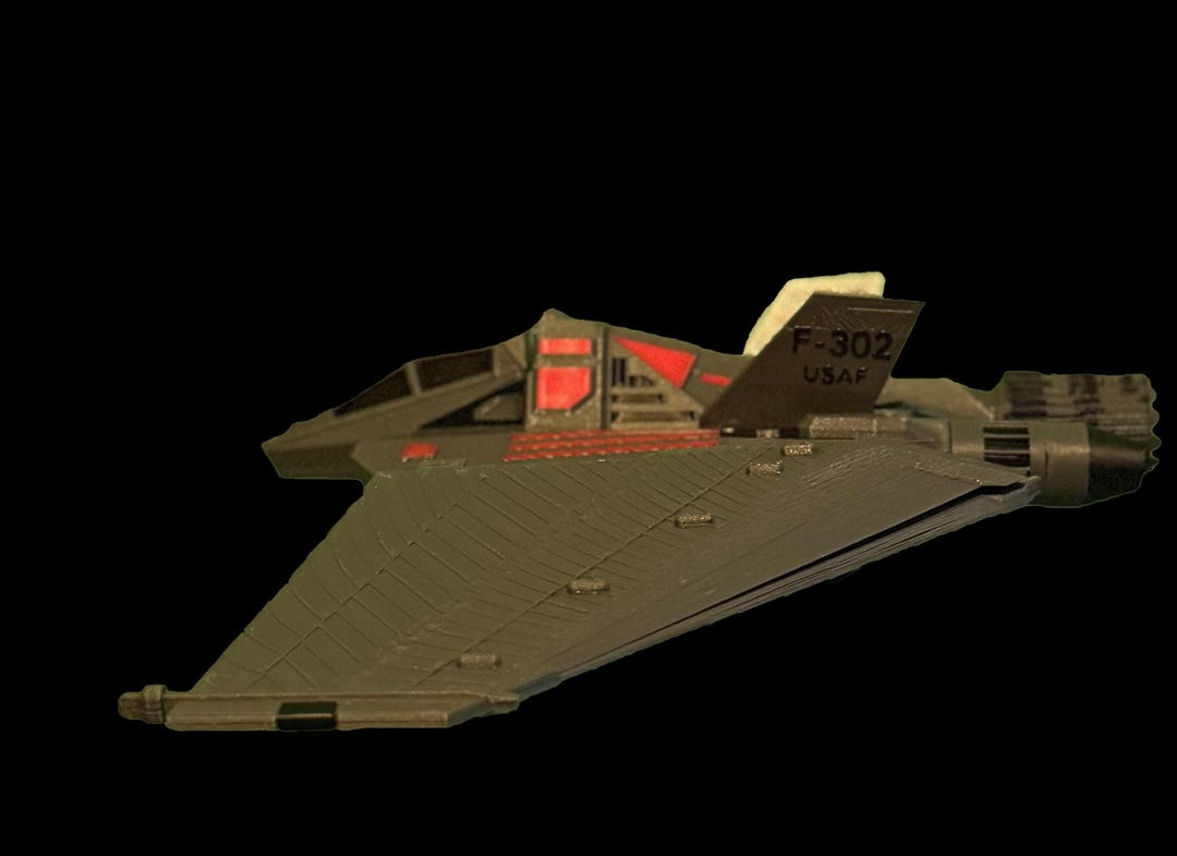 3D Printed Sci-Fi Portal Fighter Model