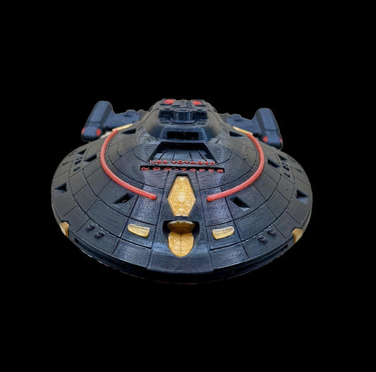 14 Inch Stealth Black Intrepid-Style Starship Model