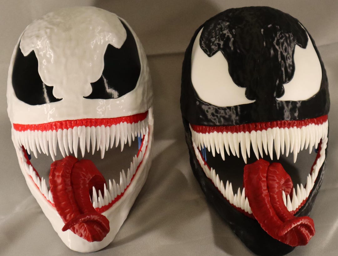 Symbiote Mask, 3D Printed Alien Creature