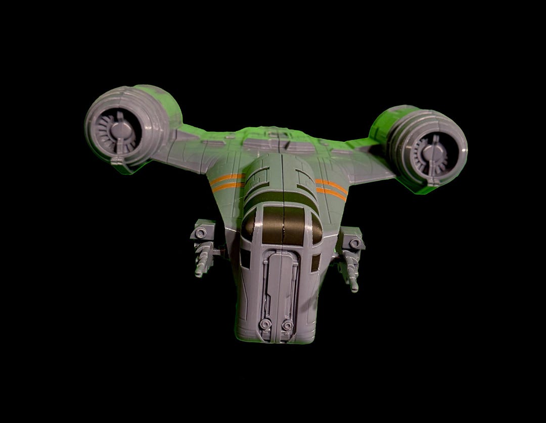 Galactic Gunship Spaceship Model